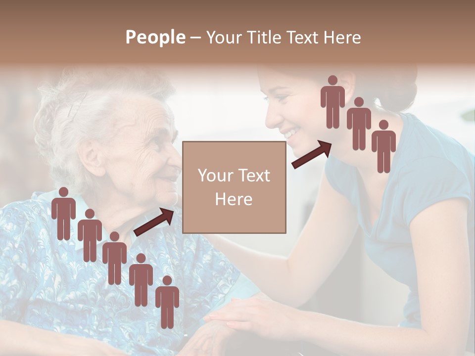 Grandmother Cheerful Physical PowerPoint Template