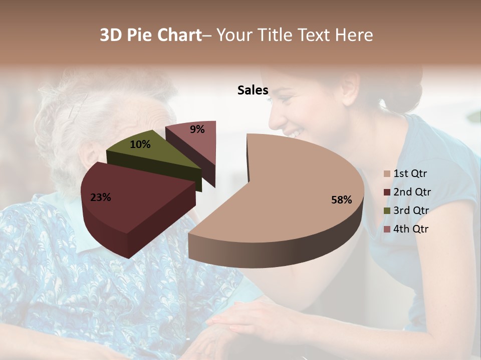 Grandmother Cheerful Physical PowerPoint Template