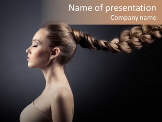 Shiny White Salon PowerPoint Template