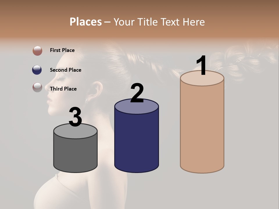 Shiny White Salon PowerPoint Template