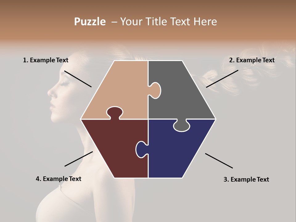 Shiny White Salon PowerPoint Template