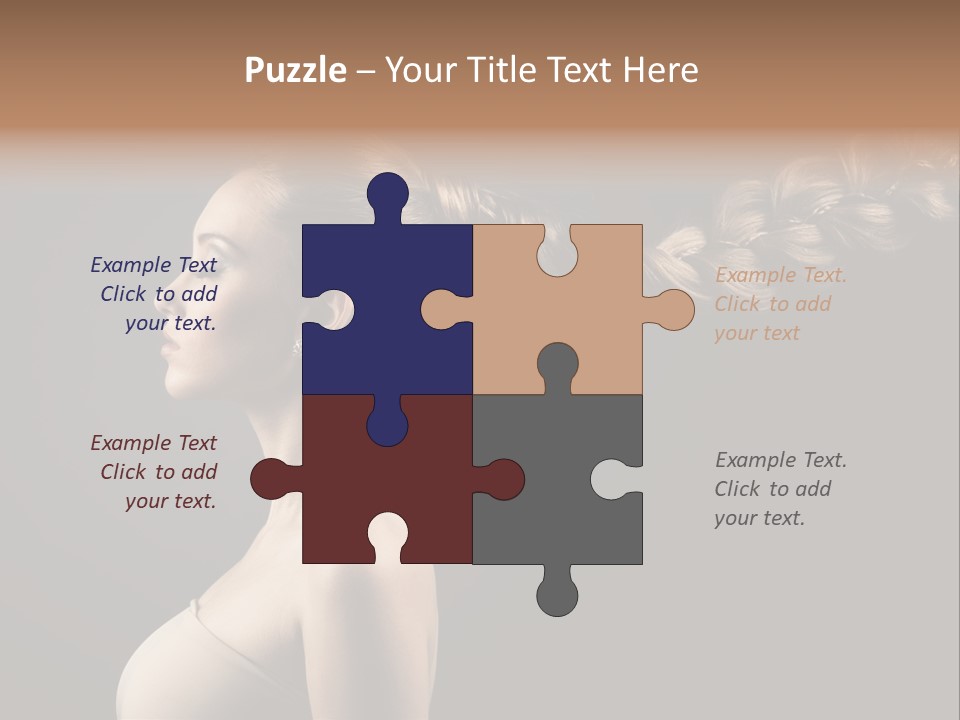 Shiny White Salon PowerPoint Template