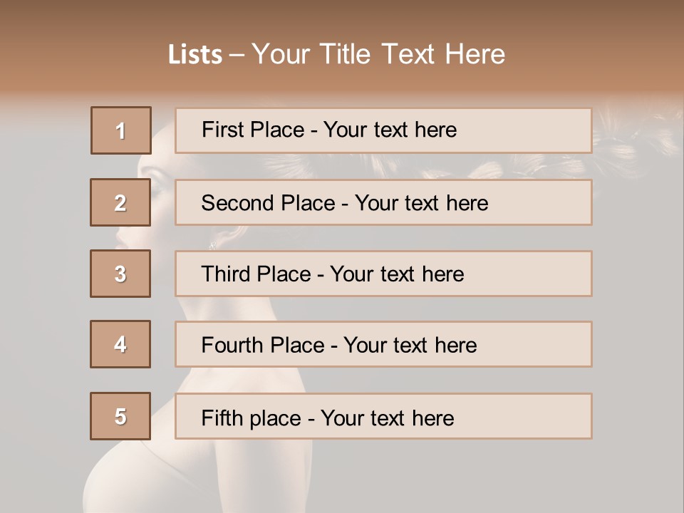 Shiny White Salon PowerPoint Template