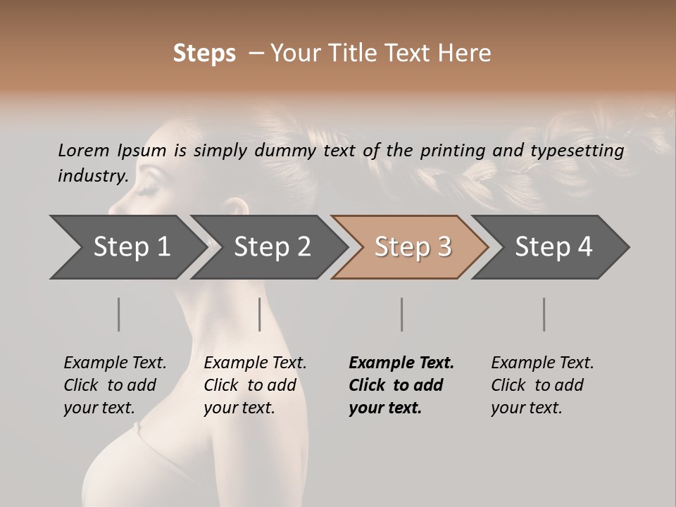 Shiny White Salon PowerPoint Template