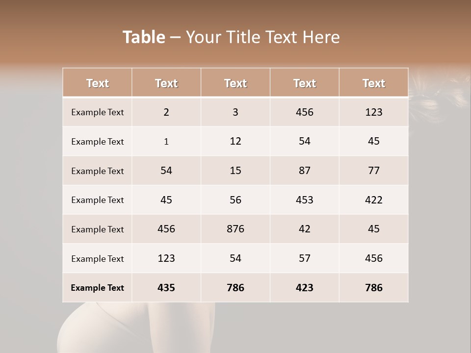 Shiny White Salon PowerPoint Template