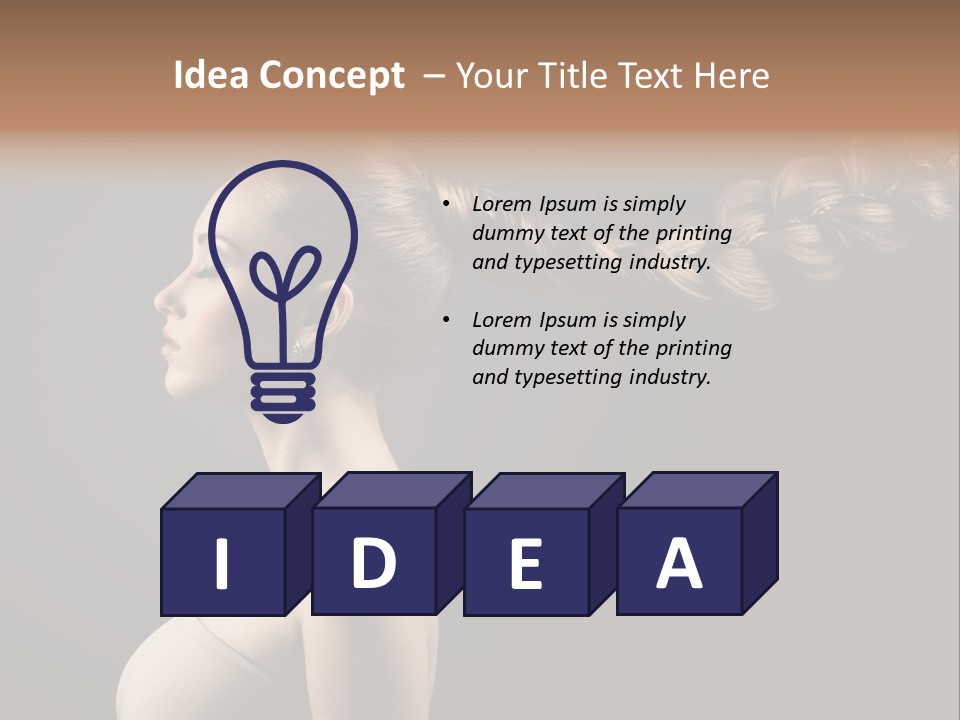 Shiny White Salon PowerPoint Template