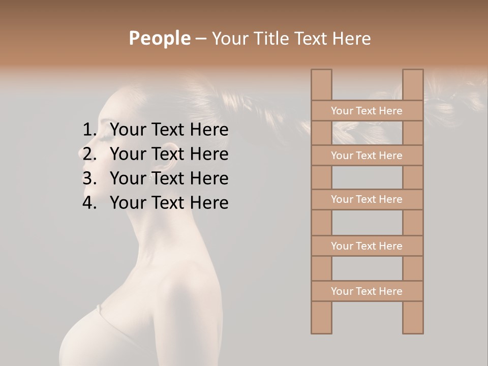 Shiny White Salon PowerPoint Template