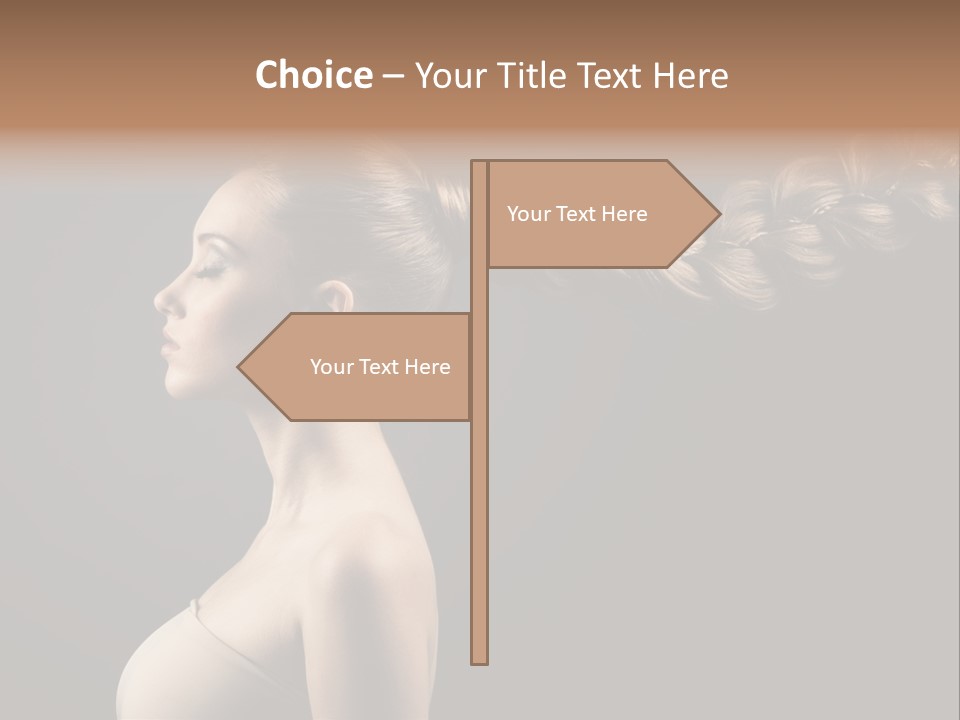 Shiny White Salon PowerPoint Template