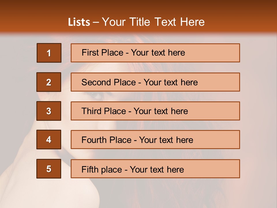 Person Makeup Healthy PowerPoint Template