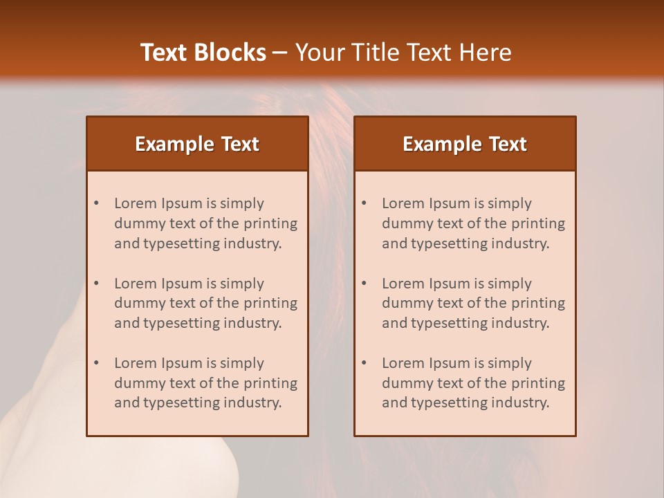 Person Makeup Healthy PowerPoint Template