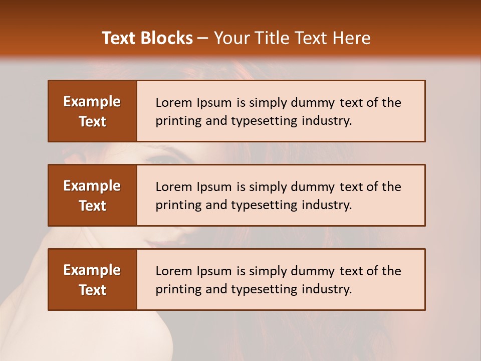 Person Makeup Healthy PowerPoint Template
