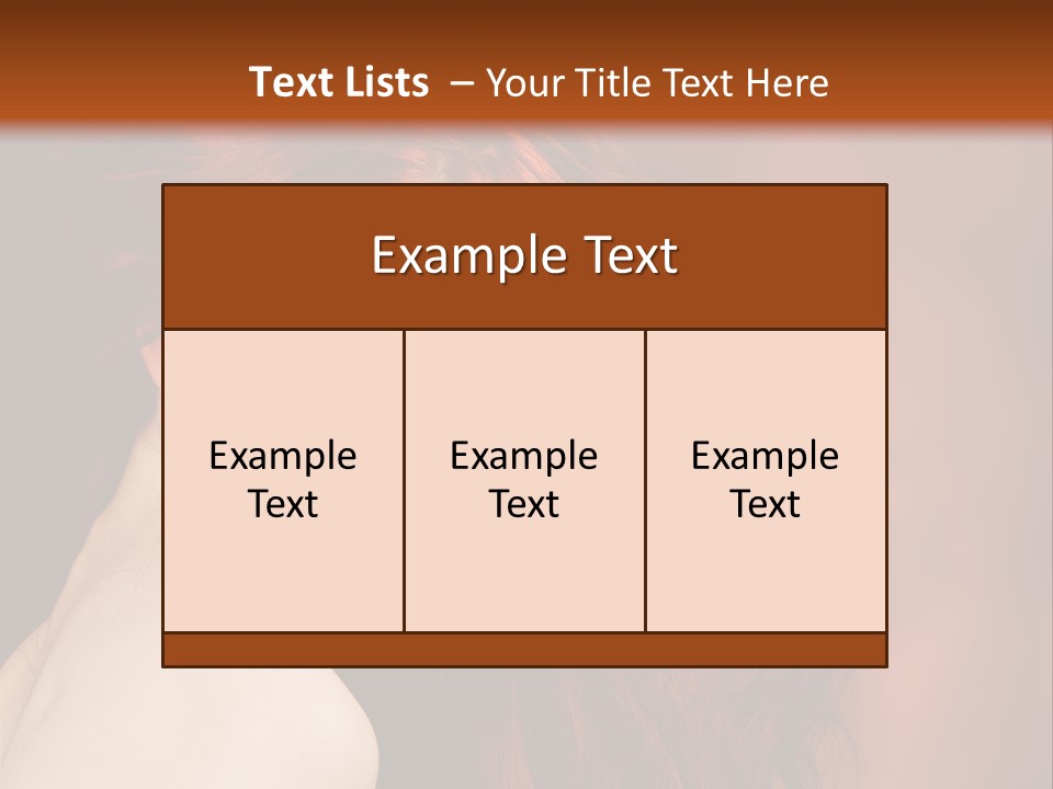 Person Makeup Healthy PowerPoint Template