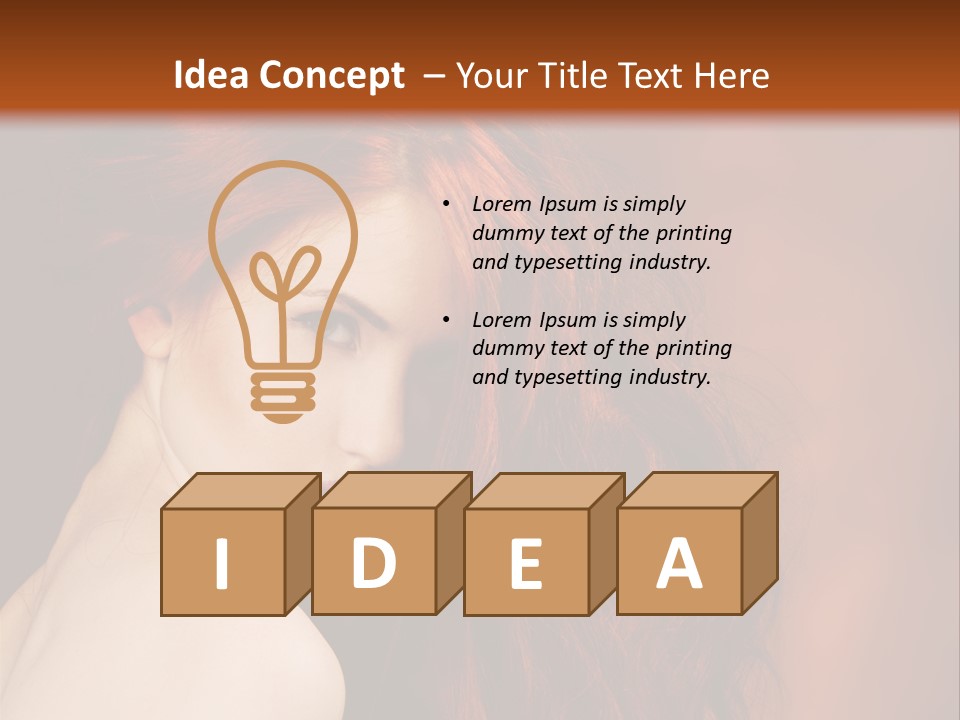 Person Makeup Healthy PowerPoint Template