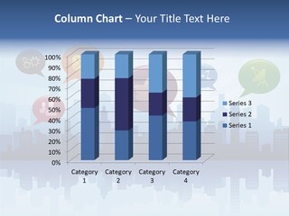 Network Icon Set Reflection PowerPoint Template