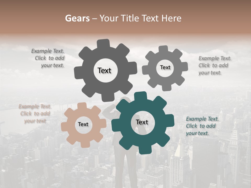 Cloud Success Concept PowerPoint Template