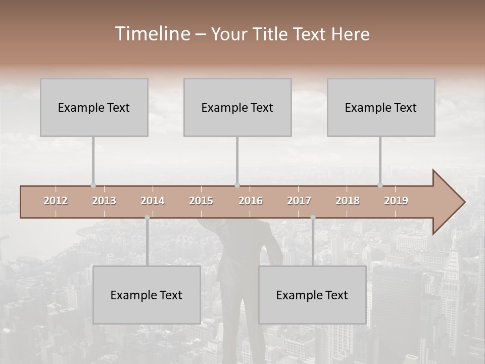 Cloud Success Concept PowerPoint Template