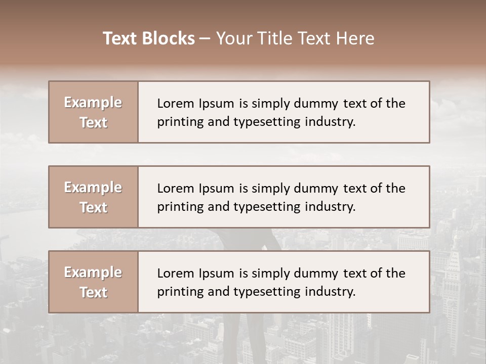 Cloud Success Concept PowerPoint Template