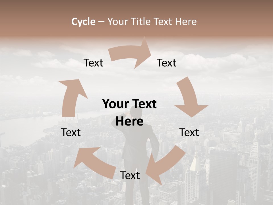 Cloud Success Concept PowerPoint Template