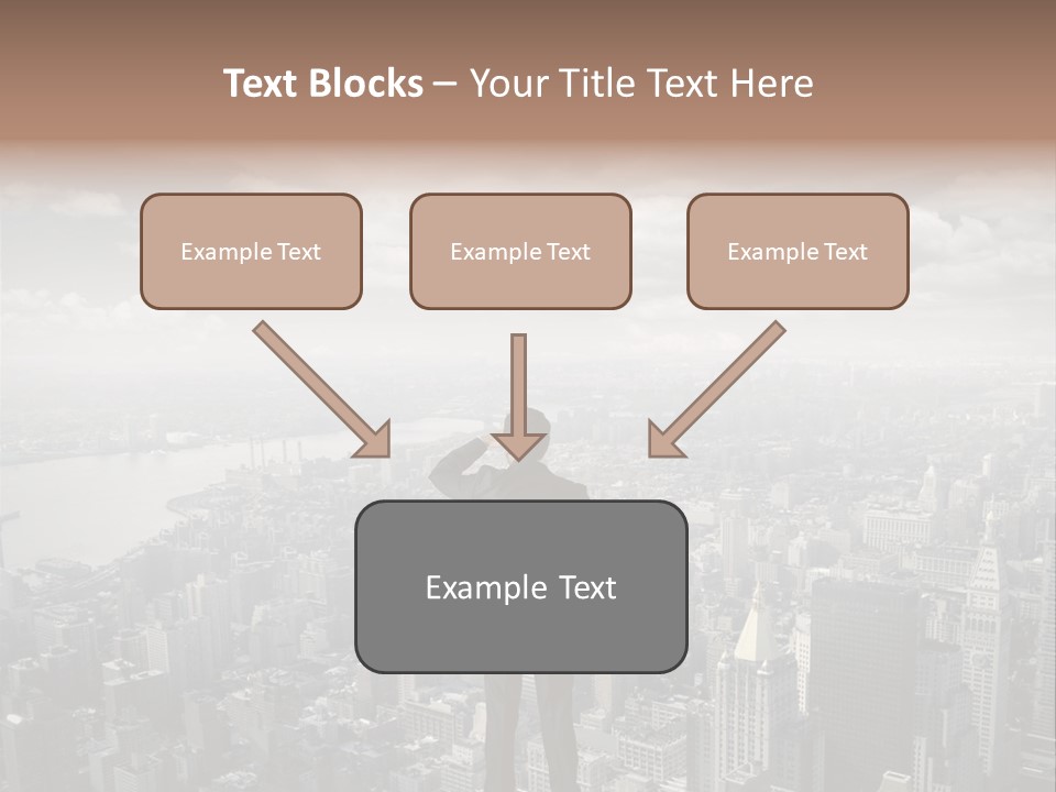 Cloud Success Concept PowerPoint Template