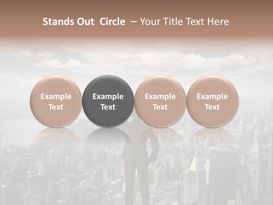Cloud Success Concept PowerPoint Template
