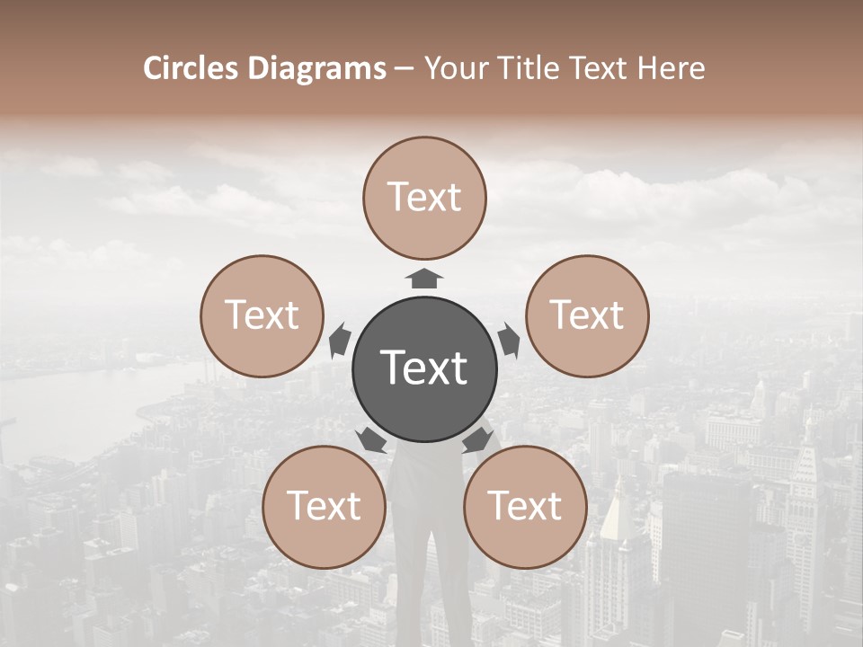 Cloud Success Concept PowerPoint Template