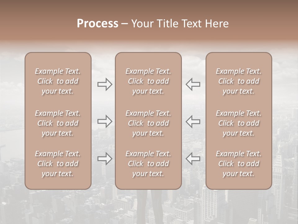 Cloud Success Concept PowerPoint Template