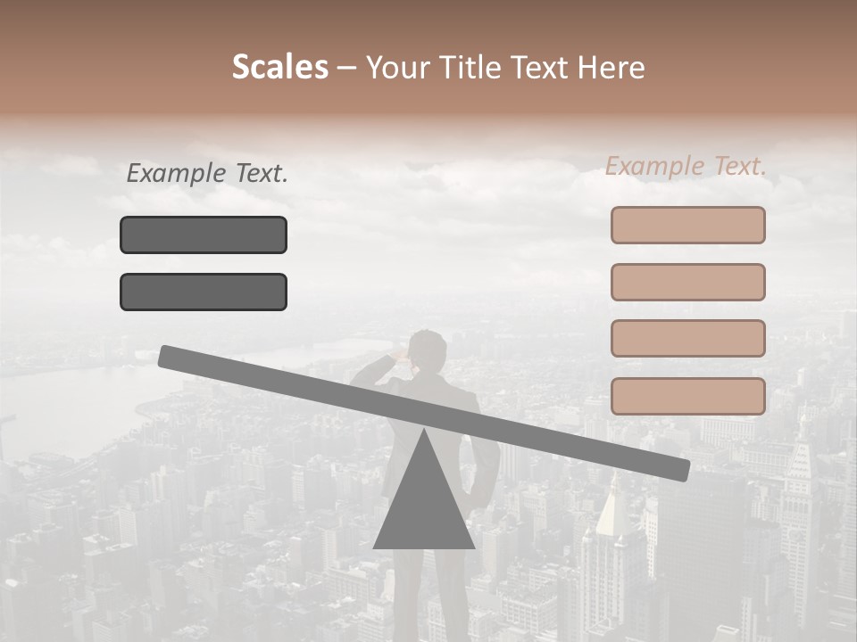 Cloud Success Concept PowerPoint Template