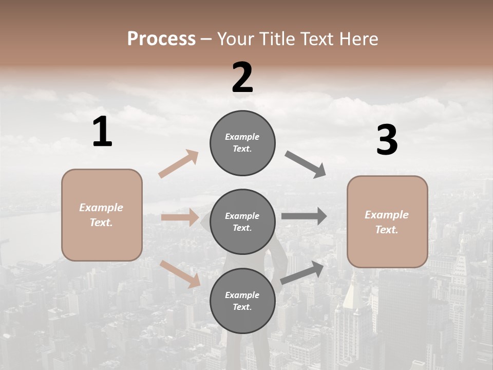 Cloud Success Concept PowerPoint Template