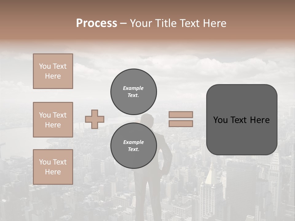 Cloud Success Concept PowerPoint Template