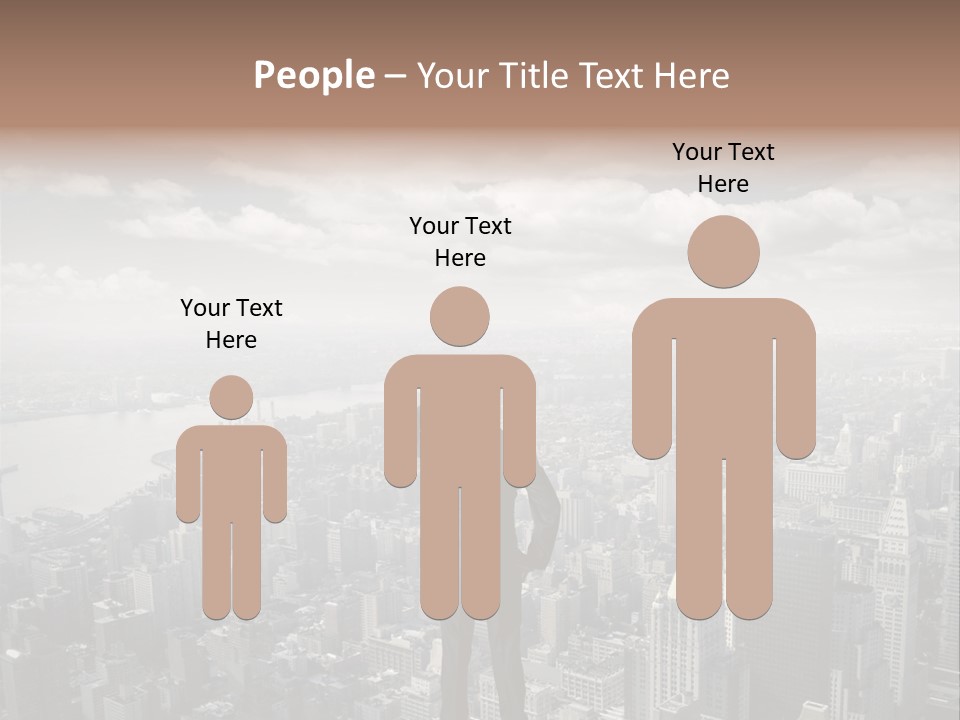 Cloud Success Concept PowerPoint Template
