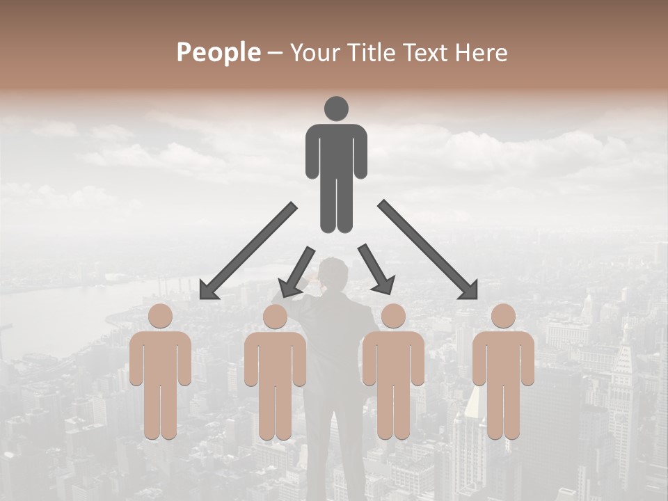 Cloud Success Concept PowerPoint Template