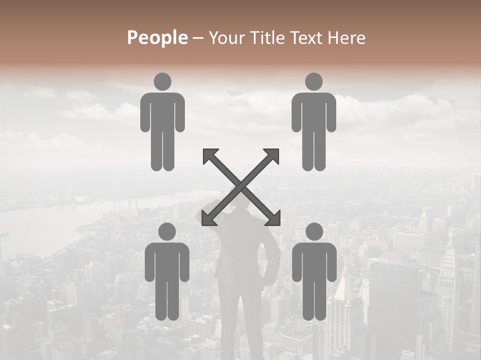 Cloud Success Concept PowerPoint Template