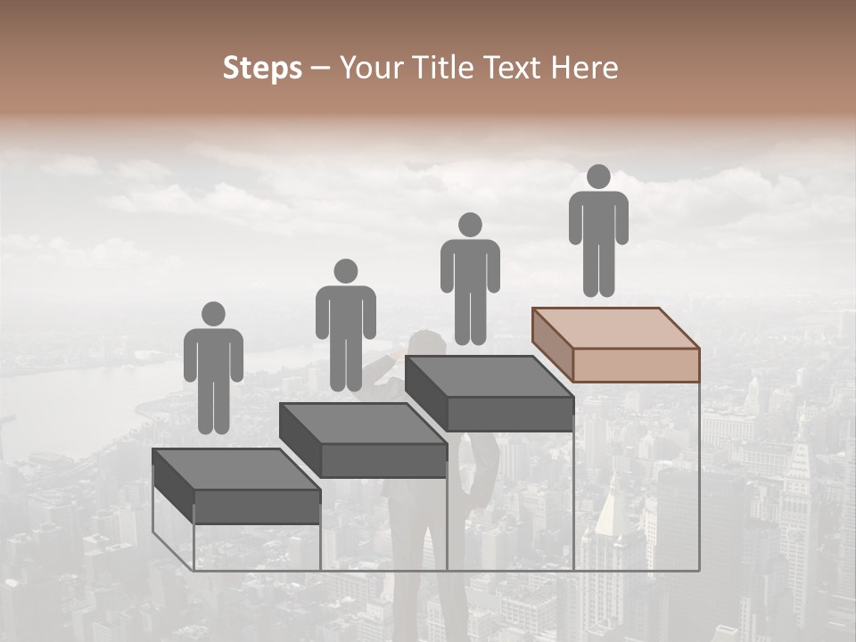 Cloud Success Concept PowerPoint Template