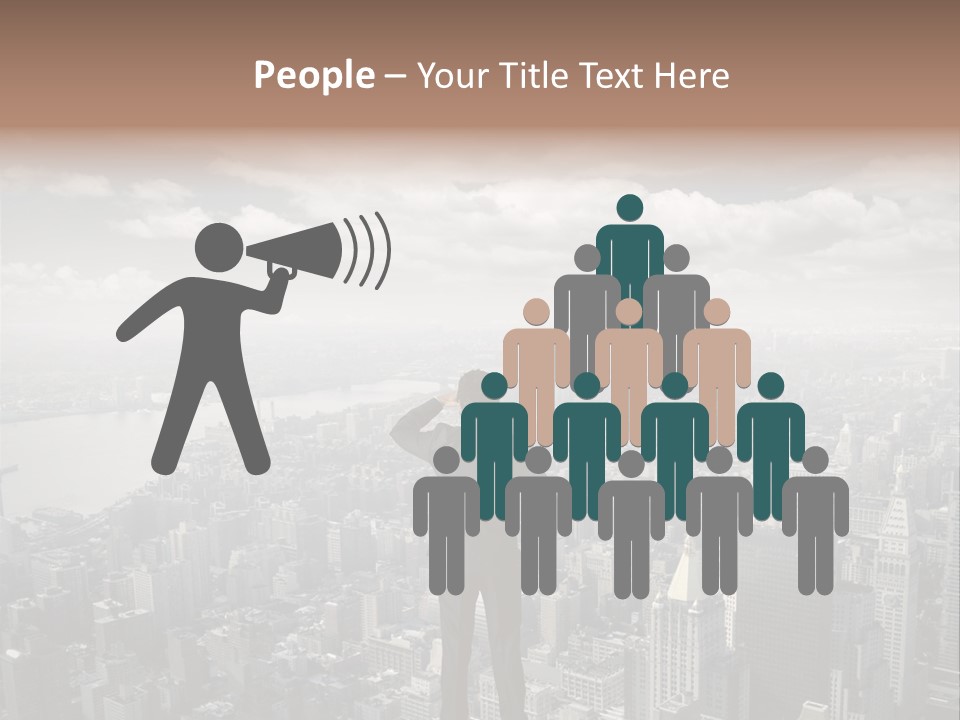 Cloud Success Concept PowerPoint Template