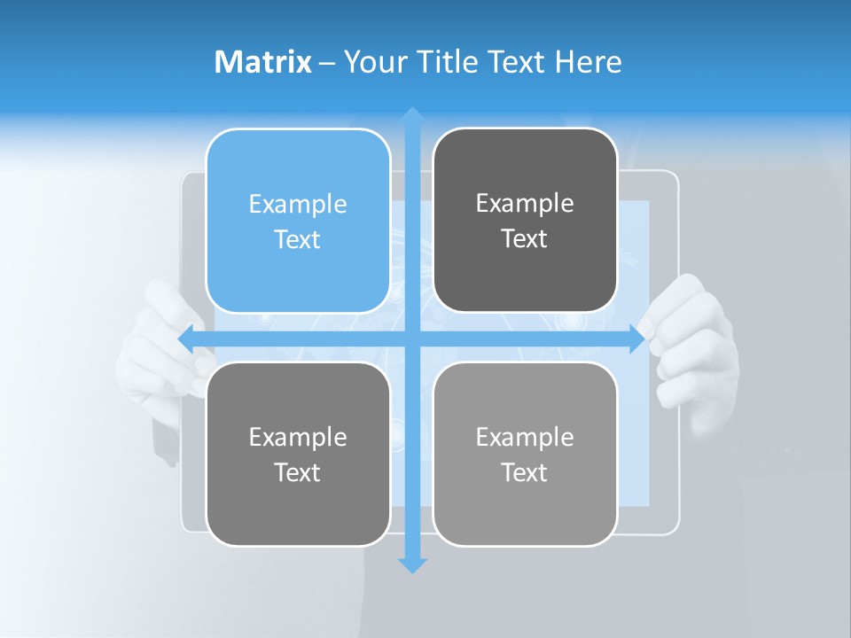 Information Electronic Pad PowerPoint Template