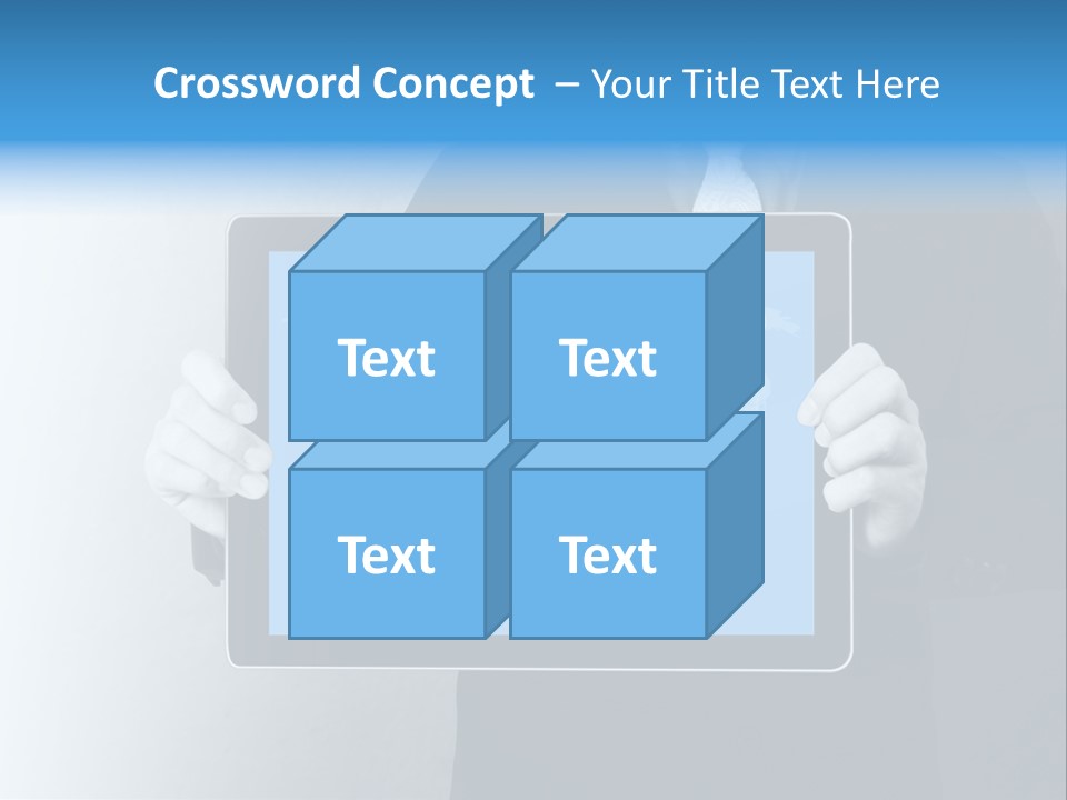 Information Electronic Pad PowerPoint Template