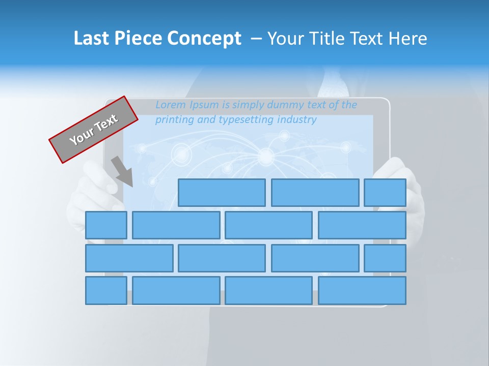 Information Electronic Pad PowerPoint Template