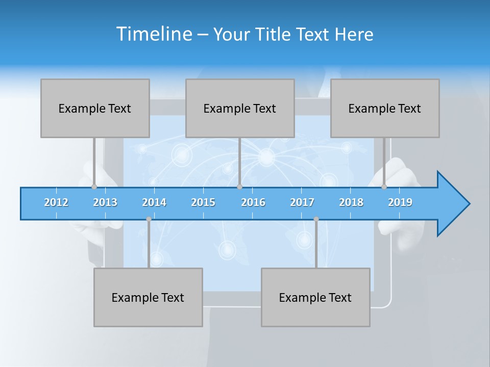 Information Electronic Pad PowerPoint Template