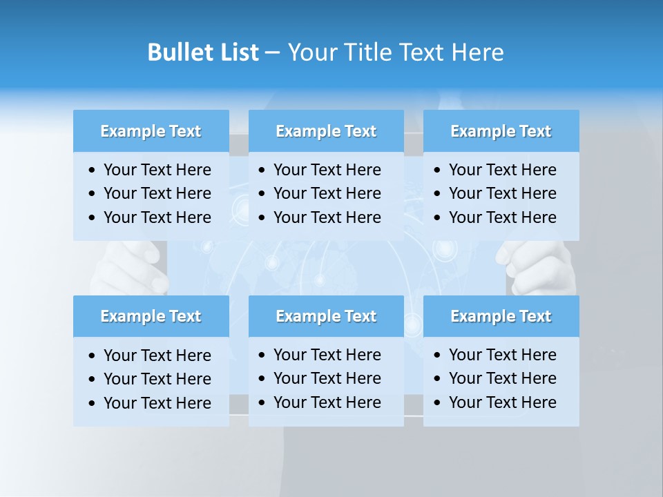 Information Electronic Pad PowerPoint Template