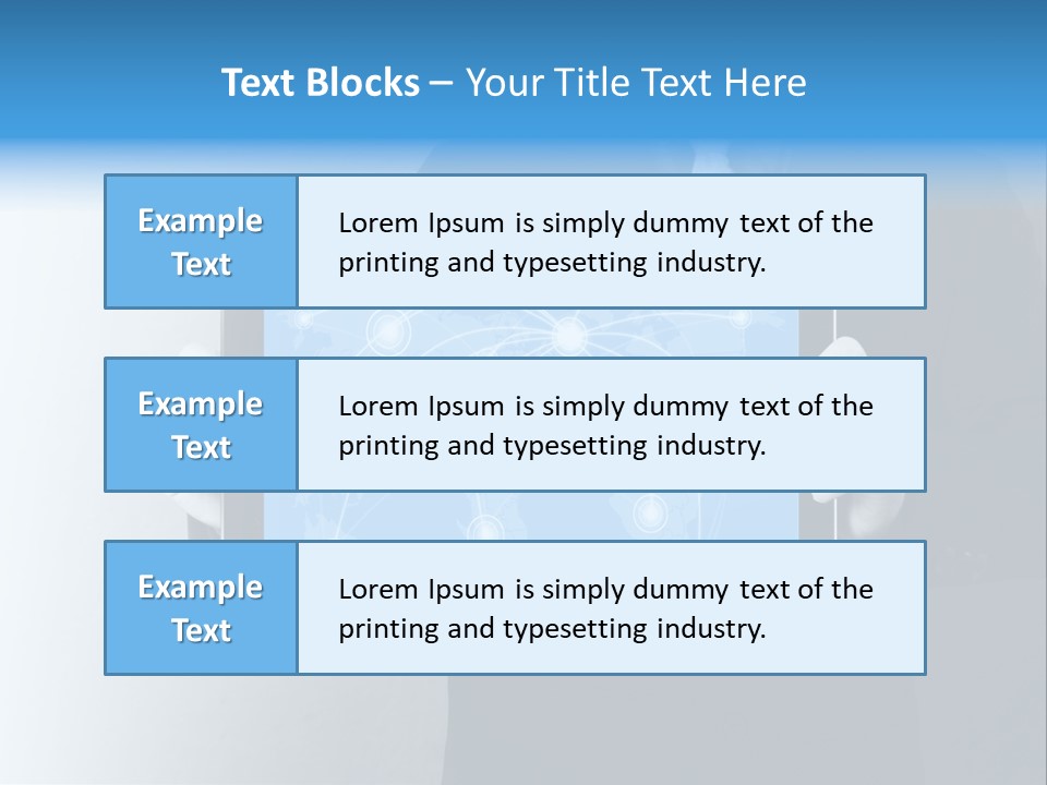Information Electronic Pad PowerPoint Template