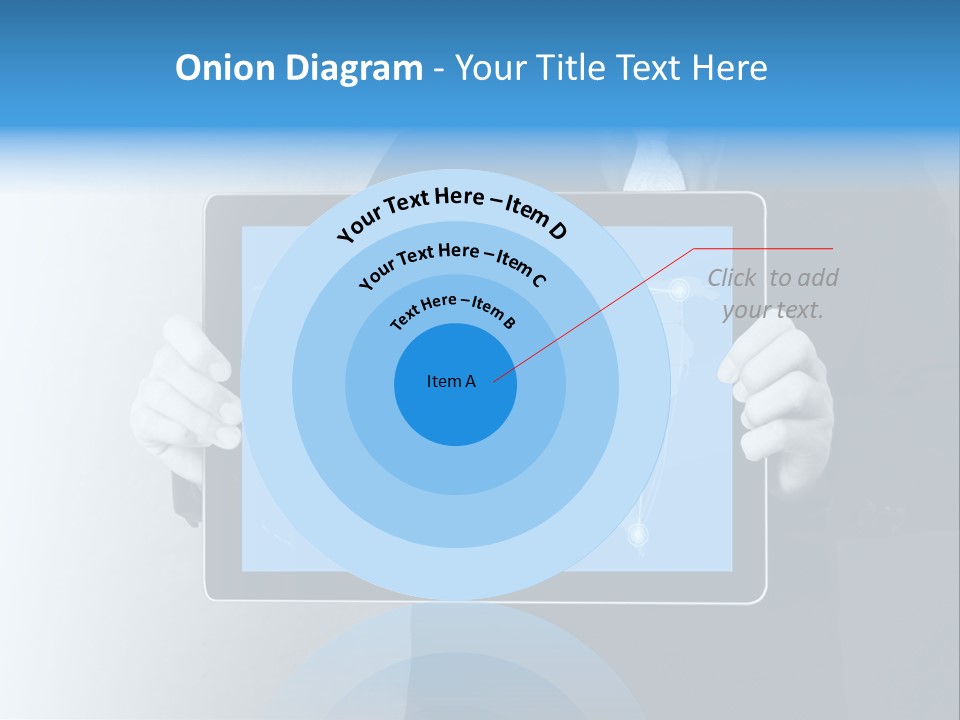 Information Electronic Pad PowerPoint Template