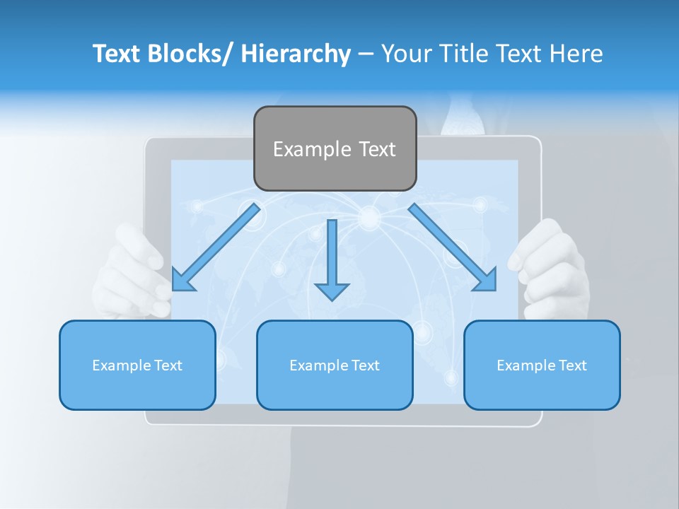 Information Electronic Pad PowerPoint Template