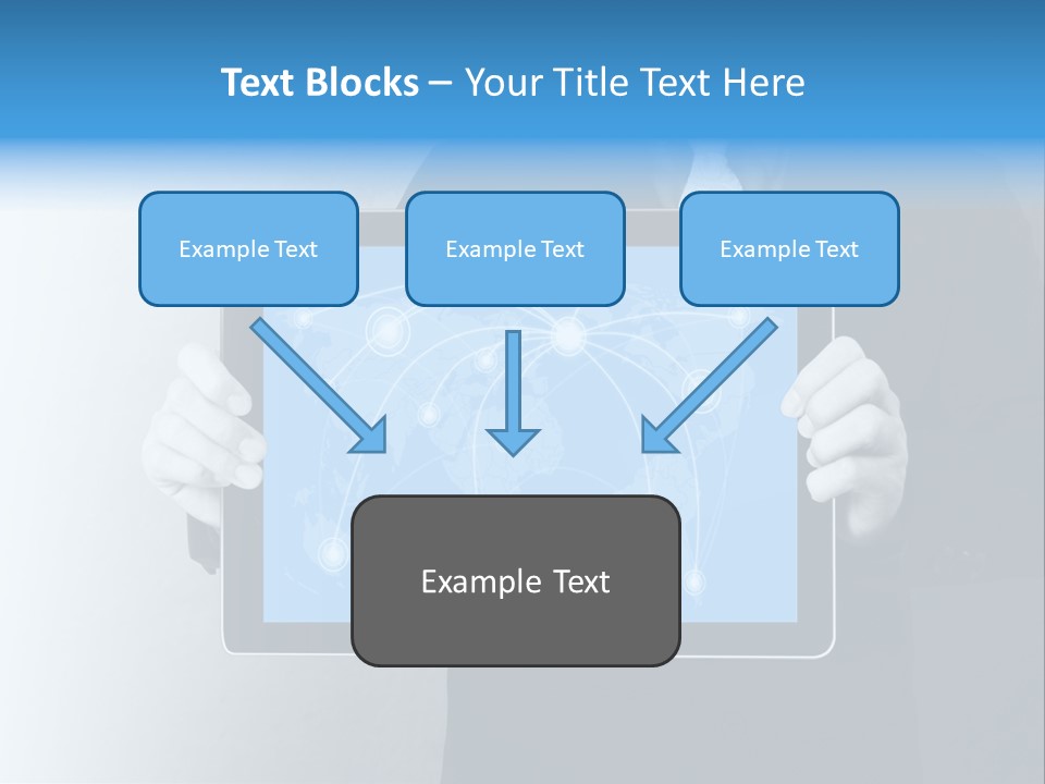 Information Electronic Pad PowerPoint Template