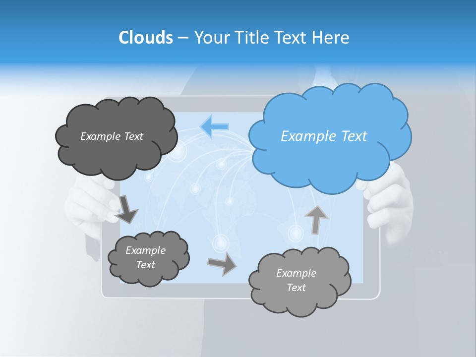 Information Electronic Pad PowerPoint Template