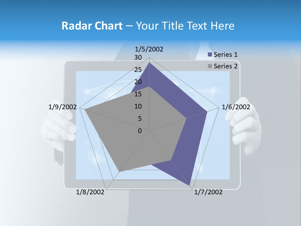 Information Electronic Pad PowerPoint Template