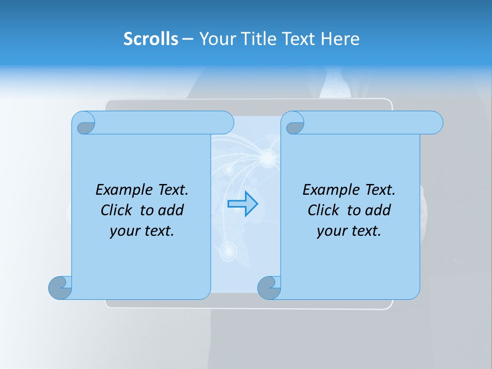 Information Electronic Pad PowerPoint Template