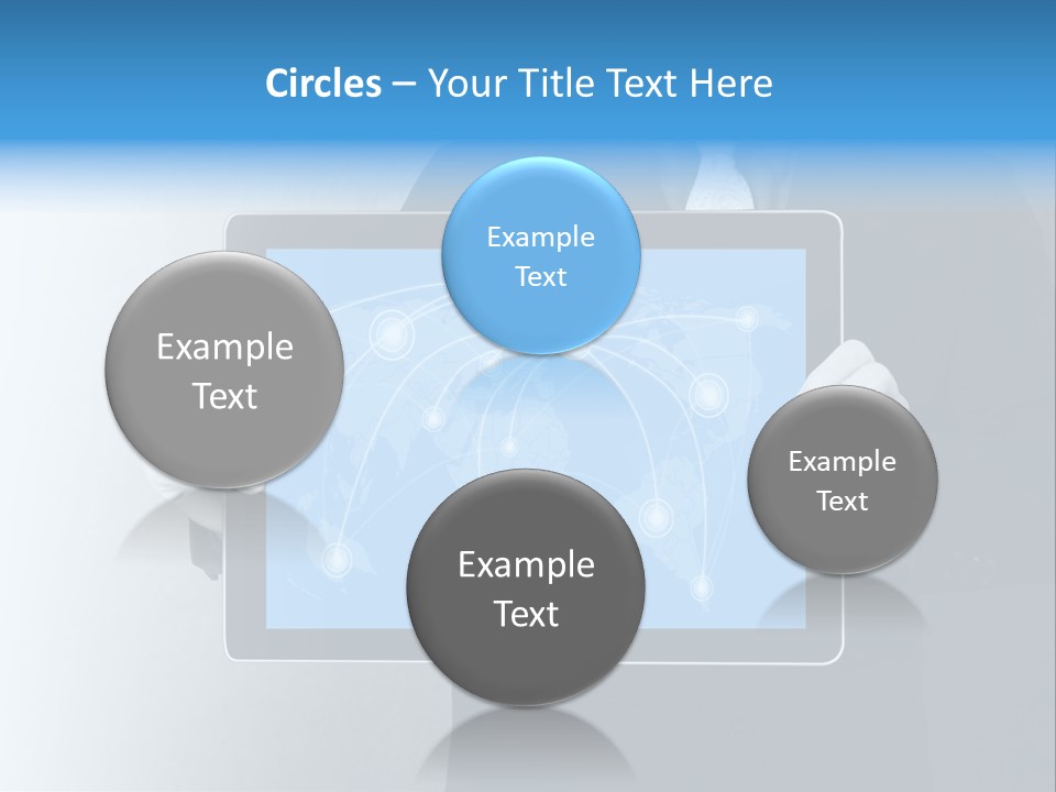 Information Electronic Pad PowerPoint Template