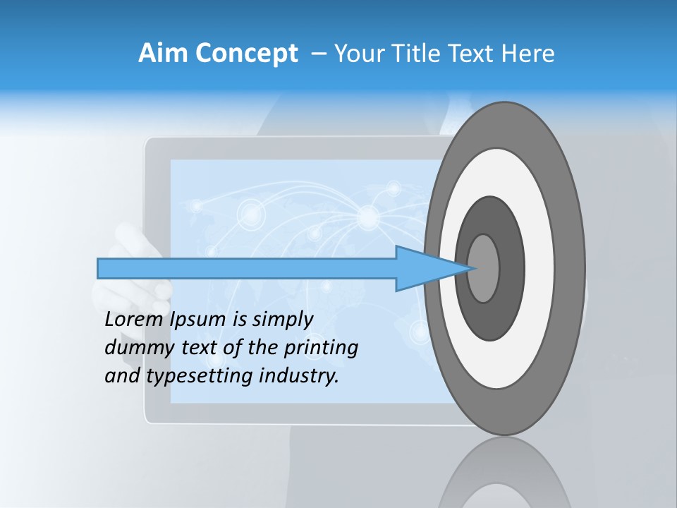 Information Electronic Pad PowerPoint Template