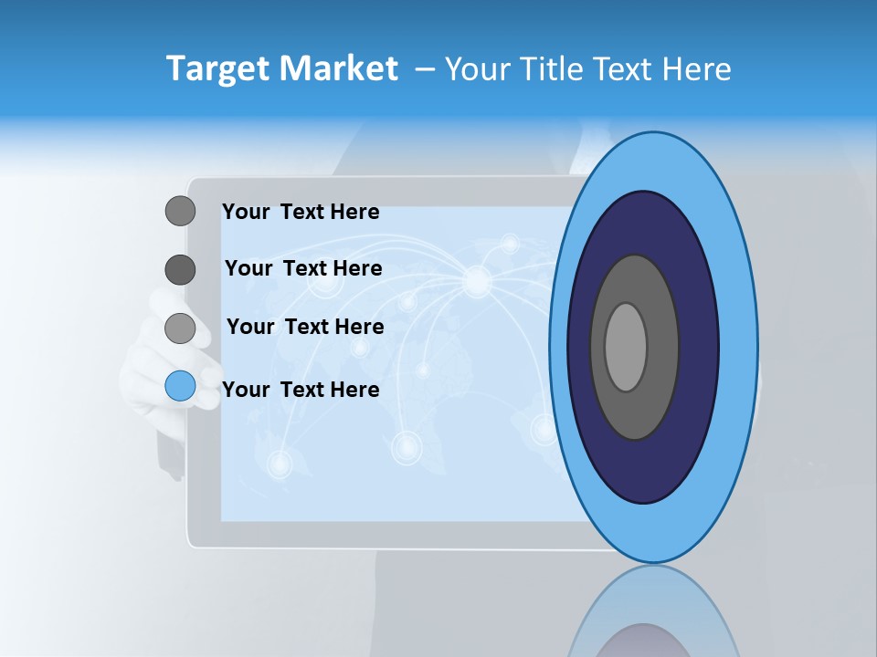 Information Electronic Pad PowerPoint Template