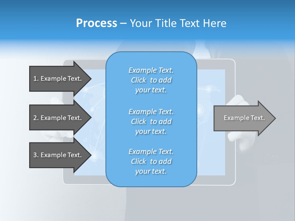 Information Electronic Pad PowerPoint Template